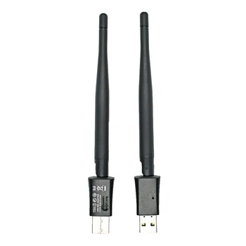 150 Мбит/с USB 2.0 WiFi Беспроводная сетевая карта 2-4 ГГц Адаптер Мини Wi Fi Донгл Антенна для портативного ПК