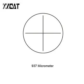 937 Значение перекрестия Крестообразная пластина Внешняя Внутренняя Микрометрическая решетка Сетка для микроскопа