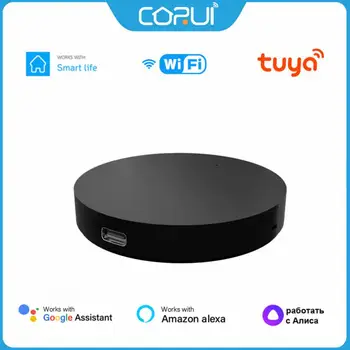 CORUI Tuya WIFI Умный ИК-пульт дистанционного управления Универсальный инфракрасный контроллер для телевизора DVD AUD AC Для Alexa Google Home Smart Life Alice