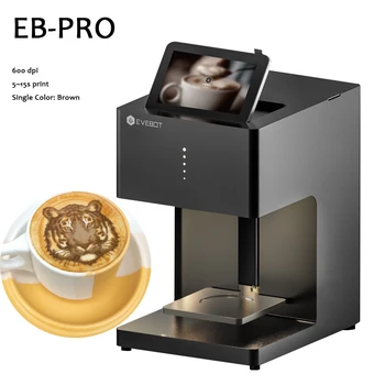 EVEBOT EB-Pro Самый быстрый умный автоматический 3D wifi кофейный принтер latte art printe/пенный молочный кофейный принтер со съедобными чернилами CE