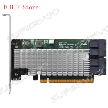 HighPoint SSD7120 PCI-Express 3,0x16 U.2, сверхвысокая производительность, гибкий RAID-контроллер NVMe U.2