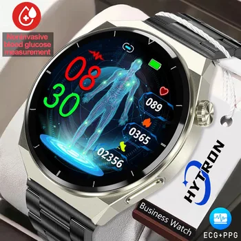 HYTRON ECG + PPG Смарт-часы Мужские с тремя высокочастотными Лазерами для Здоровья, частоты сердечных сокращений, артериального давления, Фитнеса, спортивного Браслета, водонепроницаемых умных Часов