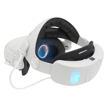 K1AA для Quest 2 VR очки аксессуары гарнитура перезаряжаемый головной ремень 6000 мАч