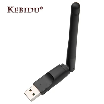 kebidumei 150M USB 2.0 WiFi Беспроводная Сетевая карта 802.11 b/g/n LAN Адаптер Мини Wi Fi Ключ для Портативных ПК с антенной MT-7601