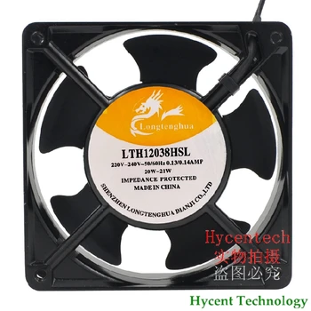 LONGTENGHUA LTH12038HBL AC 240V 21W 120x120x38mm 2-Проводной Серверный Вентилятор Охлаждения