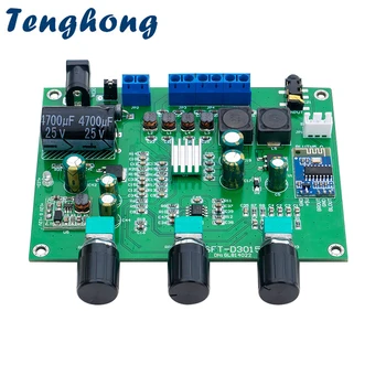 Tenghong 2 * 15 Вт + 30 Вт Усилители Мощности 2,1 Канала Bluetooth 5,0 Аудио Сабвуфер Цифровая Плата Усилителя Мощности Стерео Усилитель DC12V
