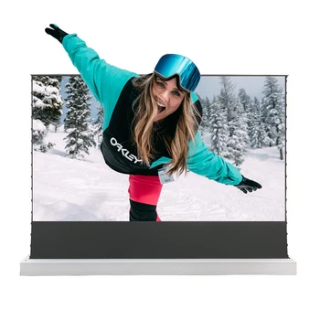 VIVIDSTORM 92-дюймовый самоподъемный вращающийся экран с черным кристаллом CLR 0.8 для проектора домашнего кинотеатра с высокой фокусировкой HD 4K