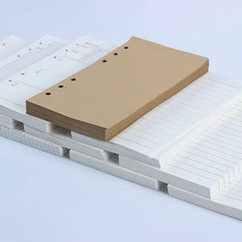 Блокнот A5a6 80 листов 100-граммовой бумаги для Доулинга, Блокнот с 6 отверстиями, сменный внутренний блокнот
