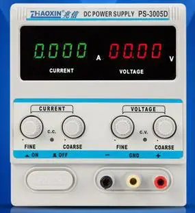 Быстрое прибытие ZHAOXIN PS-3005D 0-30 В/0-5A 0,01 В/0.001A светодиодный Дисплей с Переключением переменного тока постоянного тока 220 В 4 С