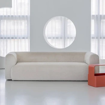 Гостиная Xxl Диван Белый Органайзер Минималистичный Дизайнерский диван Необычный Пол Эргономичная Европейская Мебель для гостиной Divano