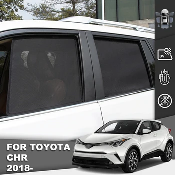 Для Toyota CHR 2018 2019 2020 2021 Магнитный Автомобильный Солнцезащитный Козырек Передняя Рамка Лобового стекла Занавеска Заднего Бокового Окна Солнцезащитный Козырек CH-R C-HR
