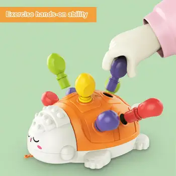Игрушка для сортировки малышей, Привлекательная игрушка для малышей в форме ежика, Подсчет, сортировка, Тренировка мелкой моторики для обучения ребенка