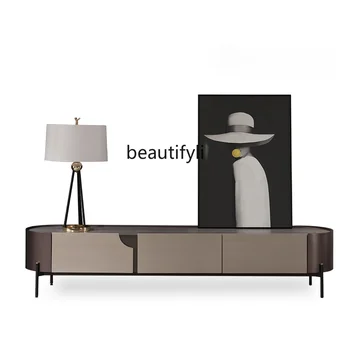 Итальянский минималистский Журнальный столик, шкаф для телевизора, Дизайнерская комбинация, Креативный современный простой и легкий Роскошный дом для гостиной