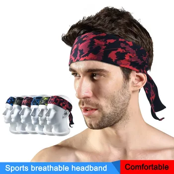 Крутая повязка на голову с красной молнией, впитывающая пот, Спортивная повязка для женщин, Мужские ленты для волос для занятий спортом, бегом, йогой