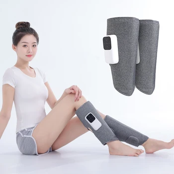 медицинские принадлежности умный электрический нагревательный наколенник-массажер, портативный компрессионный массажер для ног с подогревом