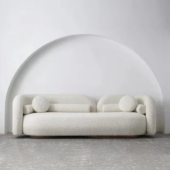 Натяжной диван в Скандинавском стиле, Раскладная кровать, диван-татами, Белый Пол, Необычный Дизайнерский салон Канапе, Мебель для гостиной