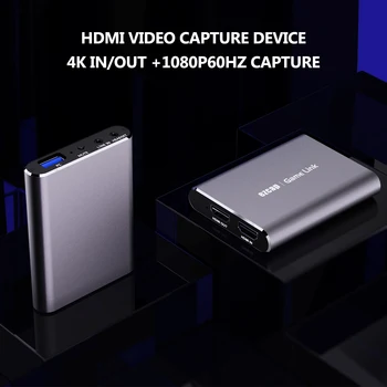 Новая карта видеозахвата HD 4K USB HDMI 1080 P60 прямая трансляция игры HDMI захват