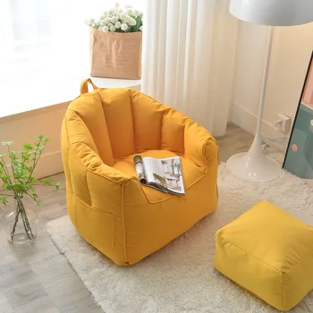 Односпальный диван Cama Tatami, Удобная спальня, Балкон, гостиная, Креативное Ленивое мягкое кресло-мешок с наполнителем, детские диваны