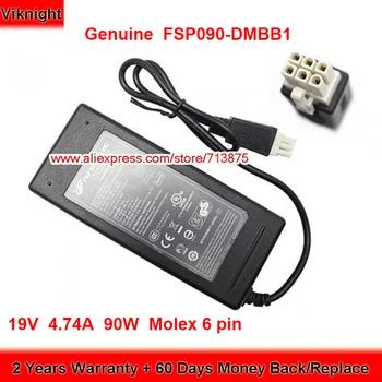 Оригинальное зарядное устройство FSP FSP090-DMBB1 мощностью 90 Вт 19 В 4,74 А, адаптер переменного тока 9NA0900510 FSP090-ABAN2 с 6-контактным блоком питания Molex