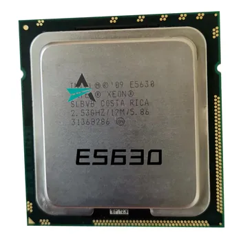 Подержанный процессор Xeon E5630 2,53 ГГц 12 МБ Кэш-памяти 5,86GT/s/LGA1366/четырехъядерный процессор/CPU (рабочий, 100% Бесплатная доставка)