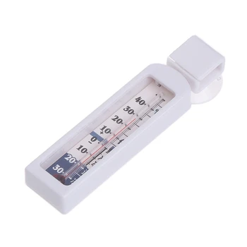 Самоклеящийся термометр для холодильника Контроль морозильной камеры Измерение линейного термометра холодильника -30 ℃-40 ℃ Прочный