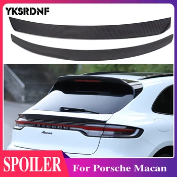 Спойлер из углеродного волокна для Porsche Macan 2018 2019 2020 2021, Высококачественные Спойлеры на крыше и задней двери