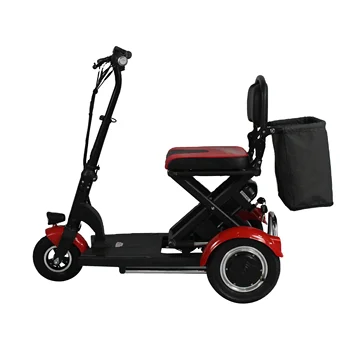 трехколесный велосипед складной стабильный цвет настраиваемый электрический скутер для инвалидов