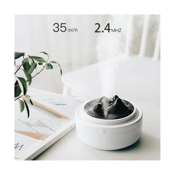 Увлажнитель воздуха с видом на горы Мини USB Ароматерапевтический ночник, распылительный увлажнитель воздуха для спальни, домашнего рабочего стола, офиса-C