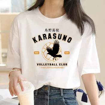 Футболка Haikyuu женская футболка с комиксами женская аниме Японская одежда