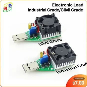 Электронный нагрузочный резистор RD промышленного и Cilvil класса, USB-интерфейс, разрядка аккумулятора, тестовая емкость, вентилятор, регулируемый ток 15 Вт