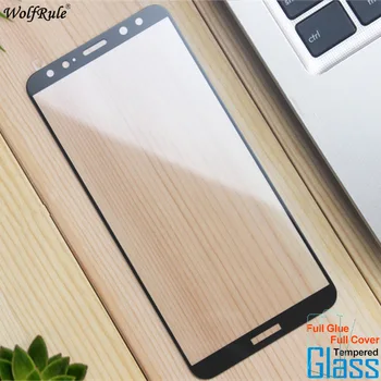 2 шт. для стекла Huawei Nova 2i Защитная пленка для экрана с полным клеевым покрытием из закаленного стекла для Huawei Mate 10 Lite Стеклянная пленка для телефона 5,9 