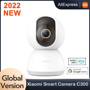 2022 Новая Xiaomi Mi Smart Camera C300 Глобальная версия Радионяни и Радионяни 2K 1296P Сверхчистая IP-Панорамная Камера HD Ночного Видения Веб-камера