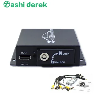 25 Шт. новый AHD видеорегистратор для автомобиля, грузовика, видеозаписи, мобильного видеорегистратора, 2-канальный мини-видеорегистратор HDMI CVBS AHD с дистанционным управлением