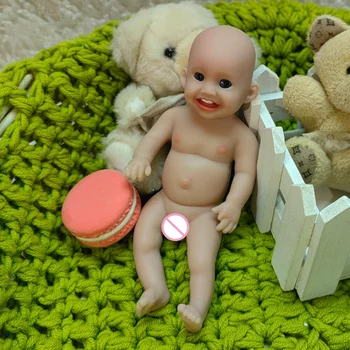 6-дюймовый мини-Reborn Baby Doll Мальчик, силиконовый подарок на день рождения True Touch для мальчиков и девочек