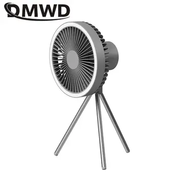 DMWD Подвесной потолочный вентилятор Кондиционер для циркуляции воздуха Электрический Вентилятор Охлаждающая машина для кемпинга Ночник Блок питания USB платный