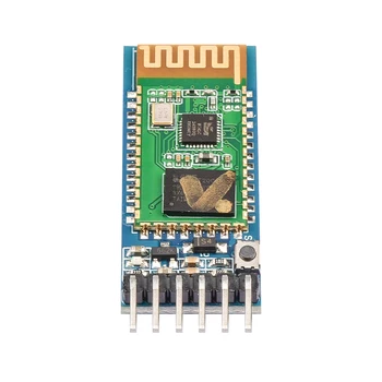 HC-05 Ведущий-ведомый 6-контактный Противореверсивный модуль, Встроенный Bluetooth-совместимый Последовательный сквозной модуль, Беспроводной последовательный модуль для Arduino