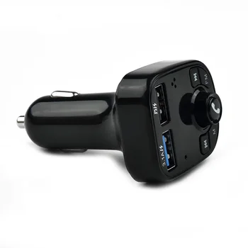 Автомобильный Беспроводной Bluetooth FM-передатчик MP3-плеер 2 USB-Адаптера Для Автомобильного Быстрого Зарядного устройства Поддержка Музыки Bluetooth/USB-диска/TF-карты/MP3