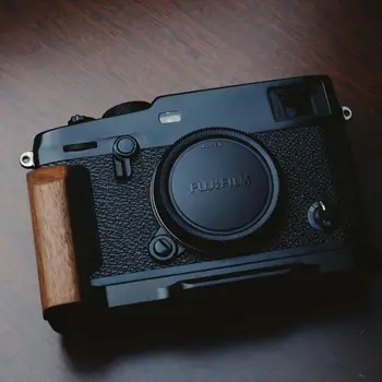Деревянная рукоятка Быстроразъемной L-образной пластины для Fuji Xpro3 Fujifilm X PRO3