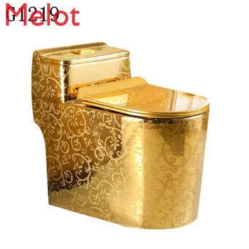 золотой туалет для ванной комнаты золотого цвета, позолоченные сиденья для унитаза