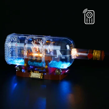 Комплект светодиодных ламп SuSenGo для 21313 The Ship In A Bottle с дистанционным управлением (модель в комплект не входит)