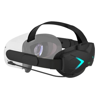 Кронштейн для крепления VR Power Bank Держатель батареи с яркой подсветкой для игровых аксессуаров виртуальной гарнитуры Oculus Quest 2