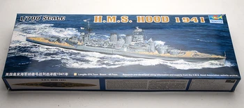 Масштабная модель Trumpeter 1/700 масштаб корабля 05740 H.M.S. HOOD 1941 линкор в сборе модельные наборы Modle building масштаб линкора