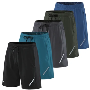 Мужские шорты для бега, спортивная одежда, шорты для фитнеса, Мужские спортивные Короткие штаны, шорты для тенниса, Баскетбола, футбола