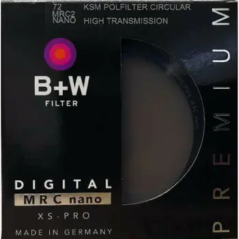 Поляризационный фильтр/polarizador digital para cameras72mm b + w для камеры, карманный поляризатор osmo benro sony