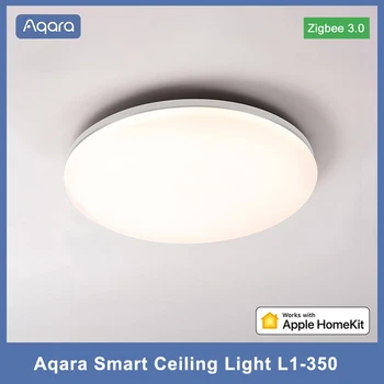 Умный потолочный светильник Aqara L1-350 Zigbee 3,0 Цветовая температура Светодиодная лампа для спальни Работает с приложением Xiaomi Mijia Apple Homekit