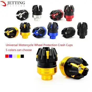 Универсальная защита колес мотоцикла, Противоаварийные чашки, Красочный протектор для мотоцикла, Амортизирующие чашки Для мотокросса, Аксессуары для мото
