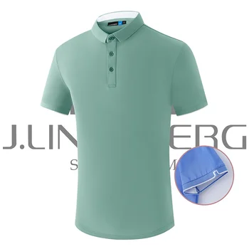 Футболка J Golf с короткими рукавами, мужская летняя удобная спортивная рубашка-поло, быстросохнущий трикотаж GT4388846