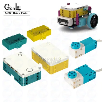 Электронный Большой Средний Угловой Сервопривод SPIKE Motor Датчик Цвета 54675 69730 54696 подходит для 45681 45345 SPIKE Essential Blocks Toys